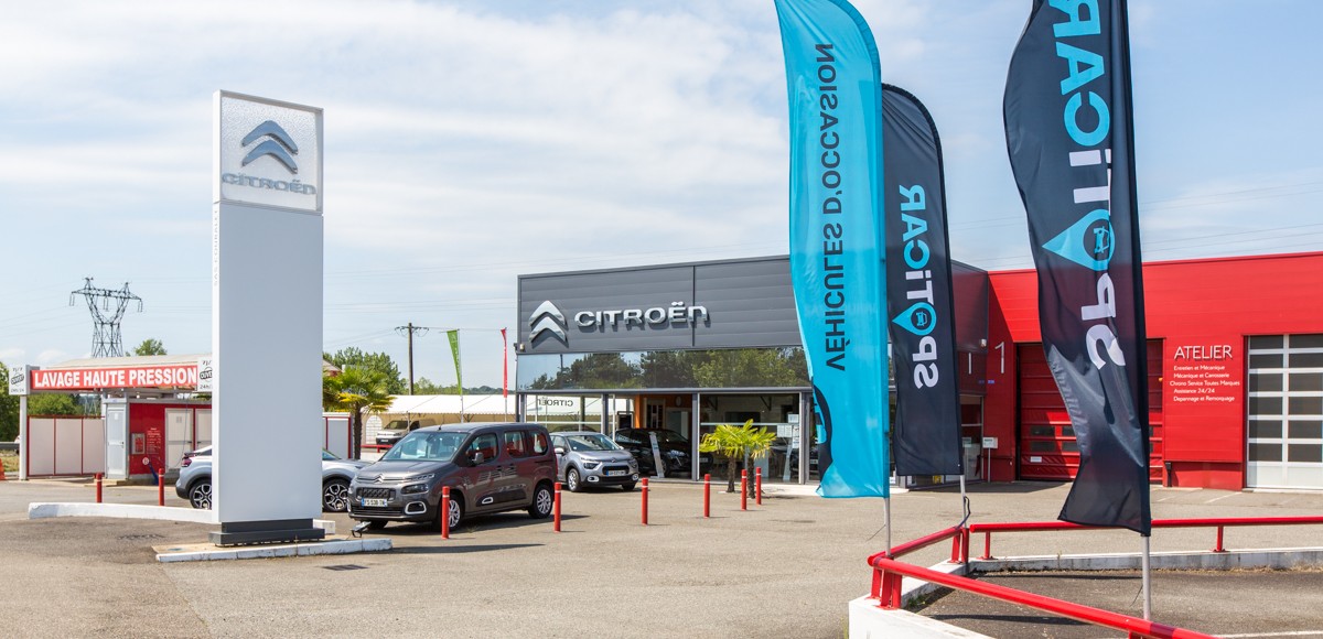 Logo Garage Couralet | Agent Citroën | Vente de véhicules à Aire sur l’Adour (40)