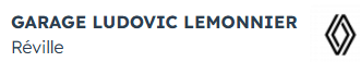 Logo Agence Garage Ludovic Lemonnier | Agent Renault Dacia | Vente de véhicules à Réville (50)