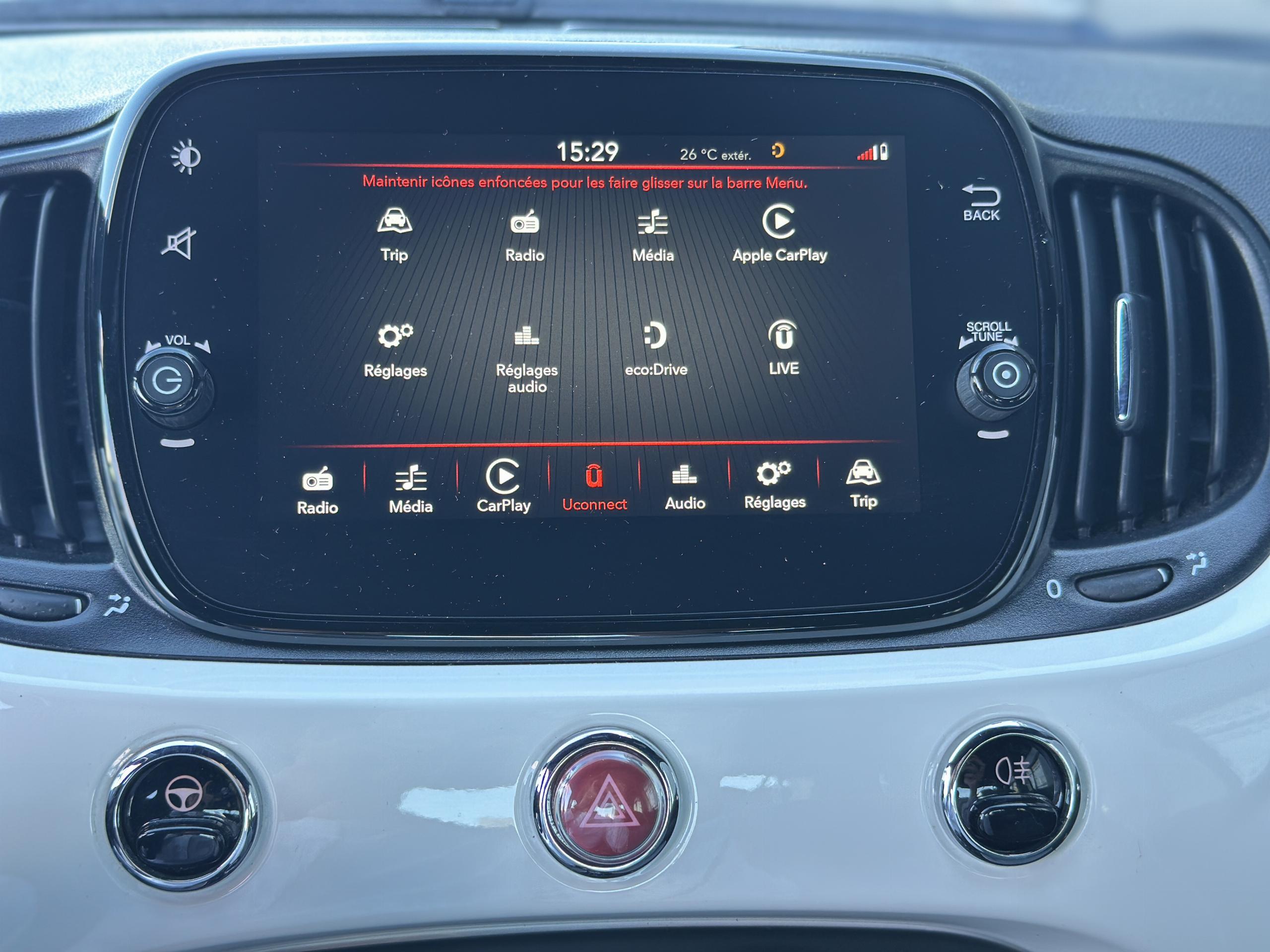 Fiat 500  II 1.0 70ch BSG Lounge groupe Vergnon