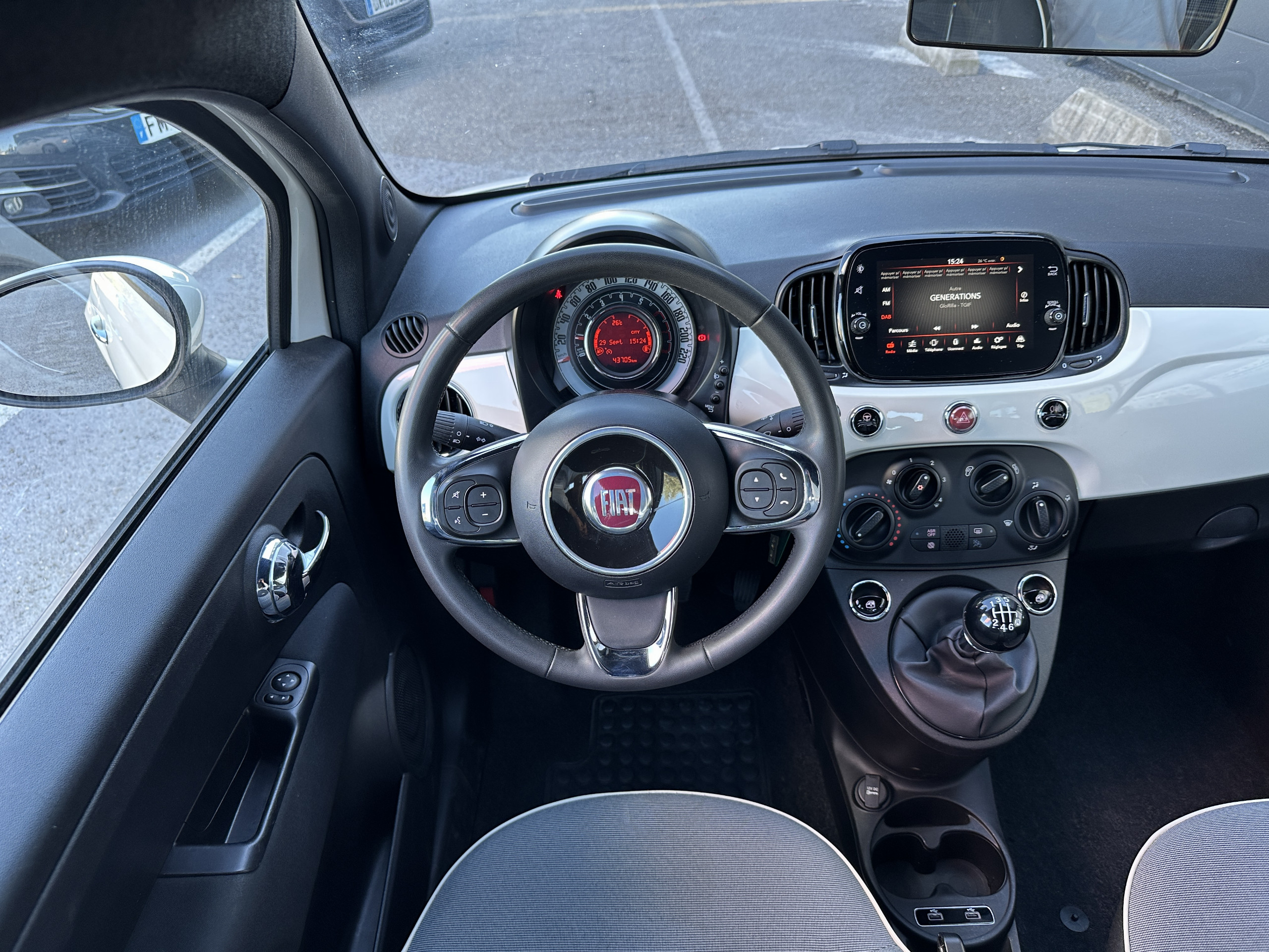 Fiat 500  II 1.0 70ch BSG Lounge groupe Vergnon