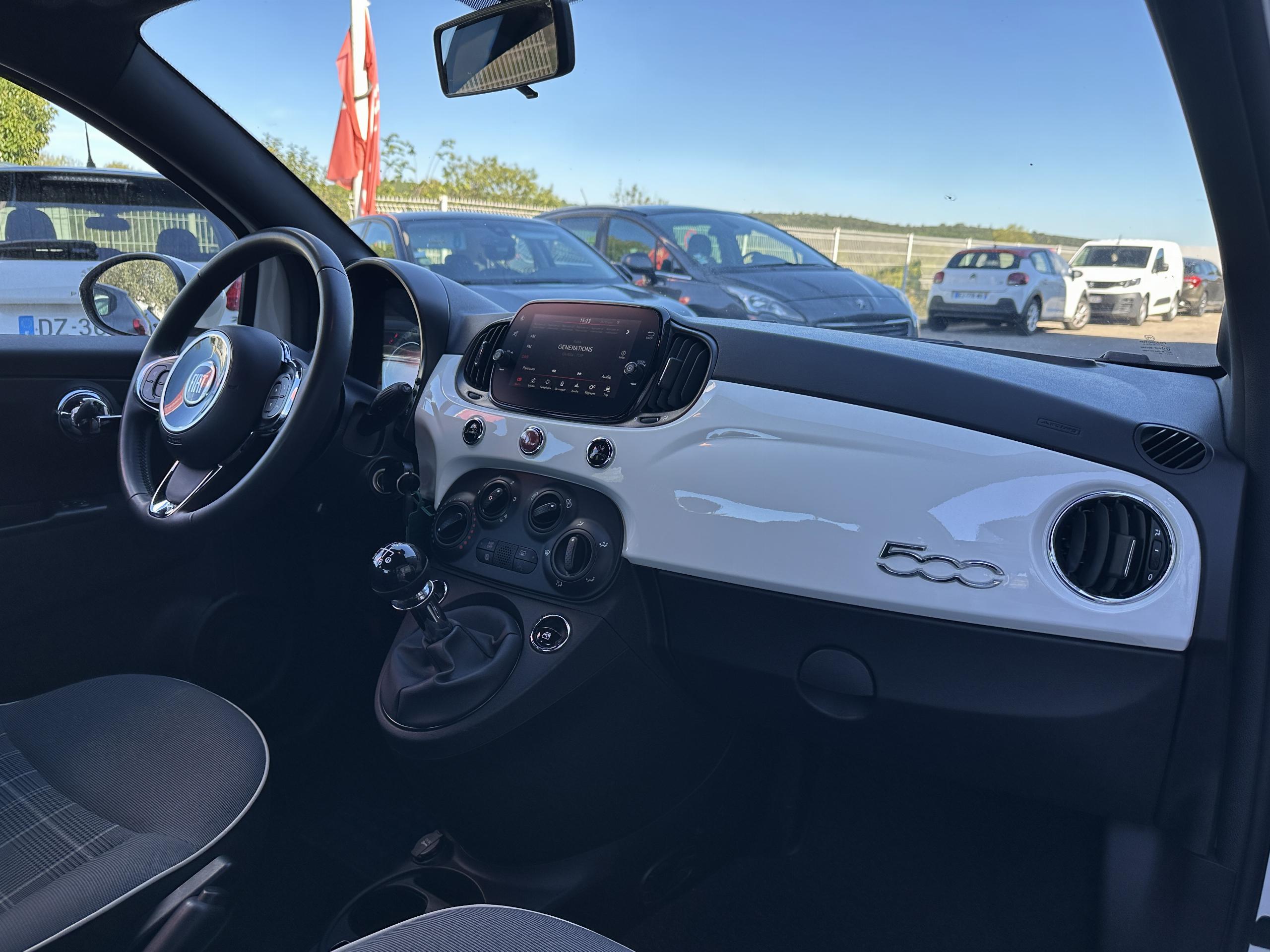 Fiat 500  II 1.0 70ch BSG Lounge groupe Vergnon