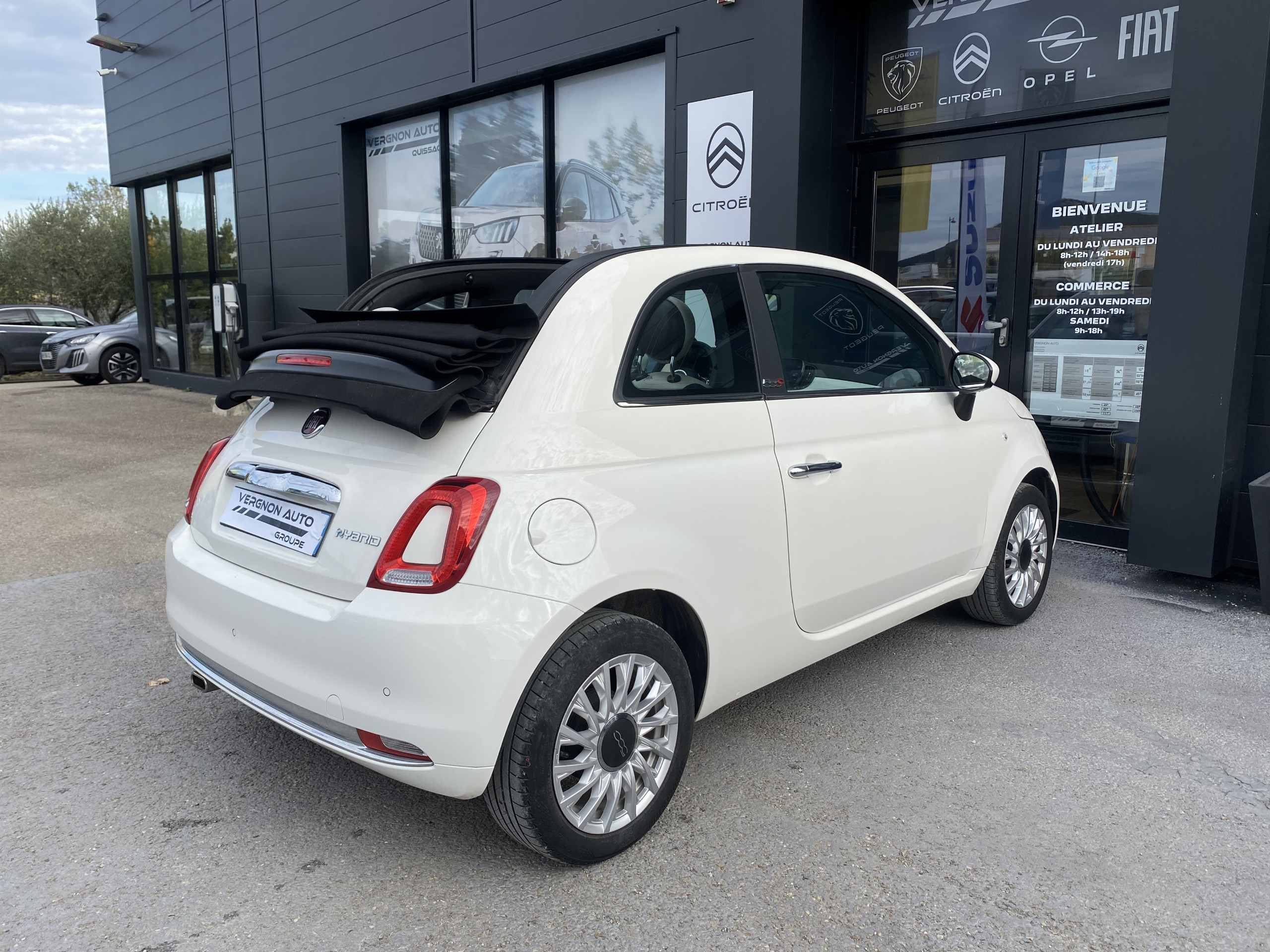 Fiat 500C  II Hybrid 1.0 BSG 70 ch Dolcevita groupe Vergnon