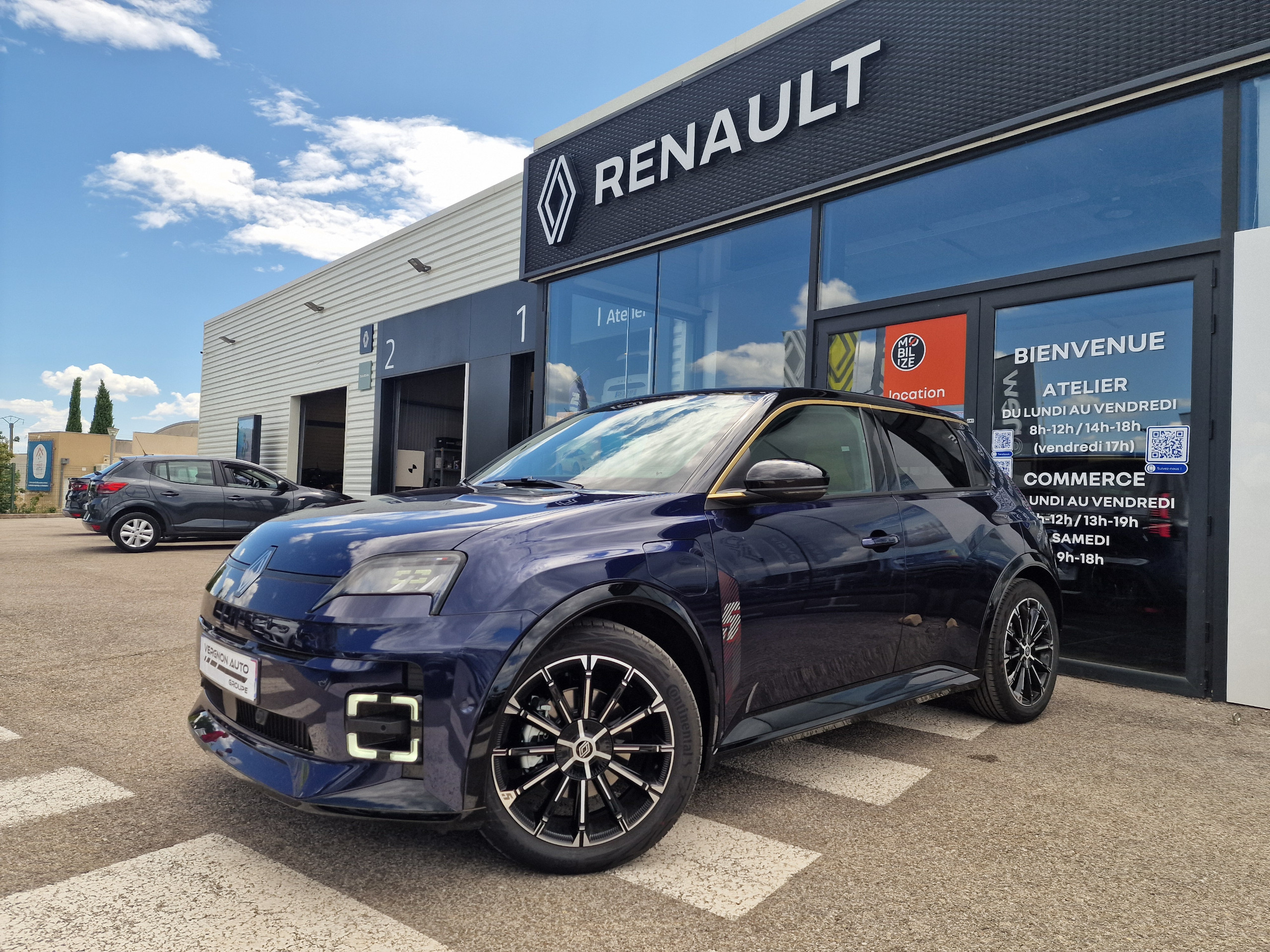 Renault 5  III iconic cinq 150 ch autonomie confort groupe Vergnon