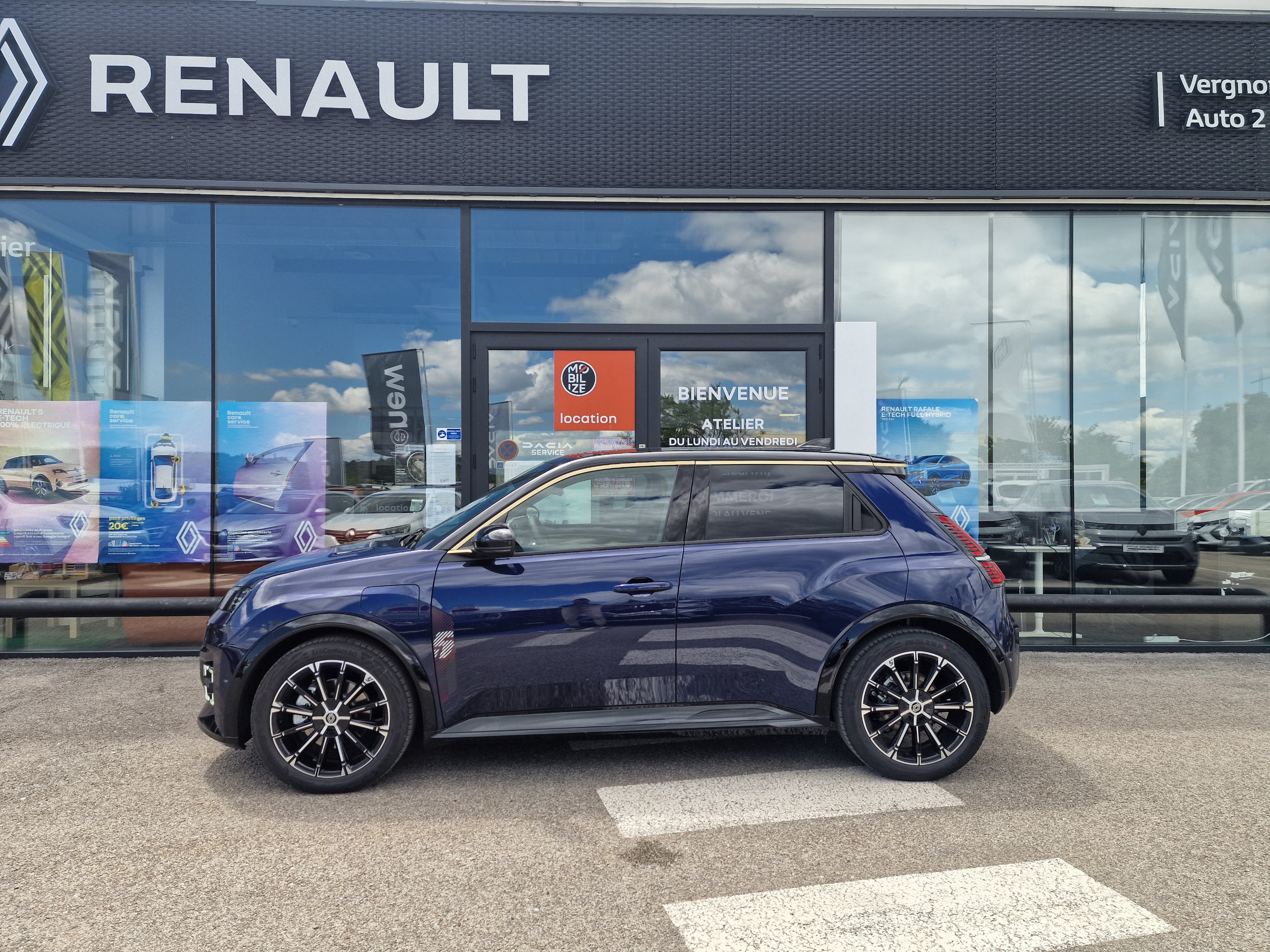 Renault 5  III iconic cinq 150 ch autonomie confort groupe Vergnon