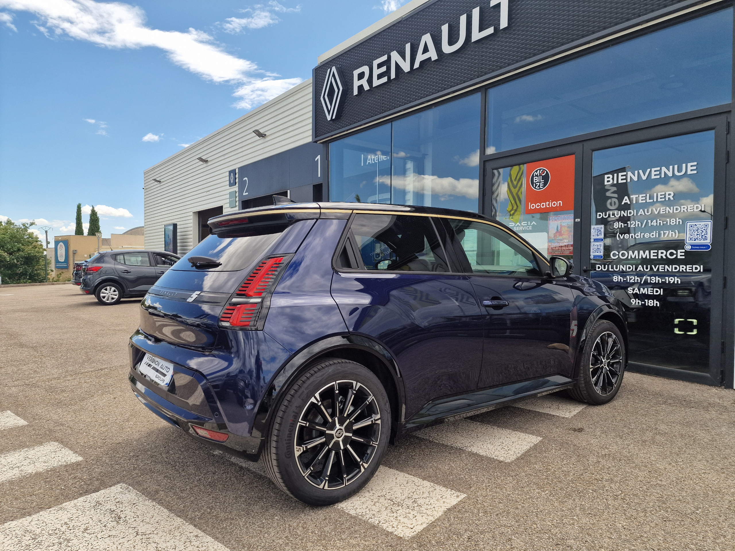 Renault 5  III iconic cinq 150 ch autonomie confort groupe Vergnon