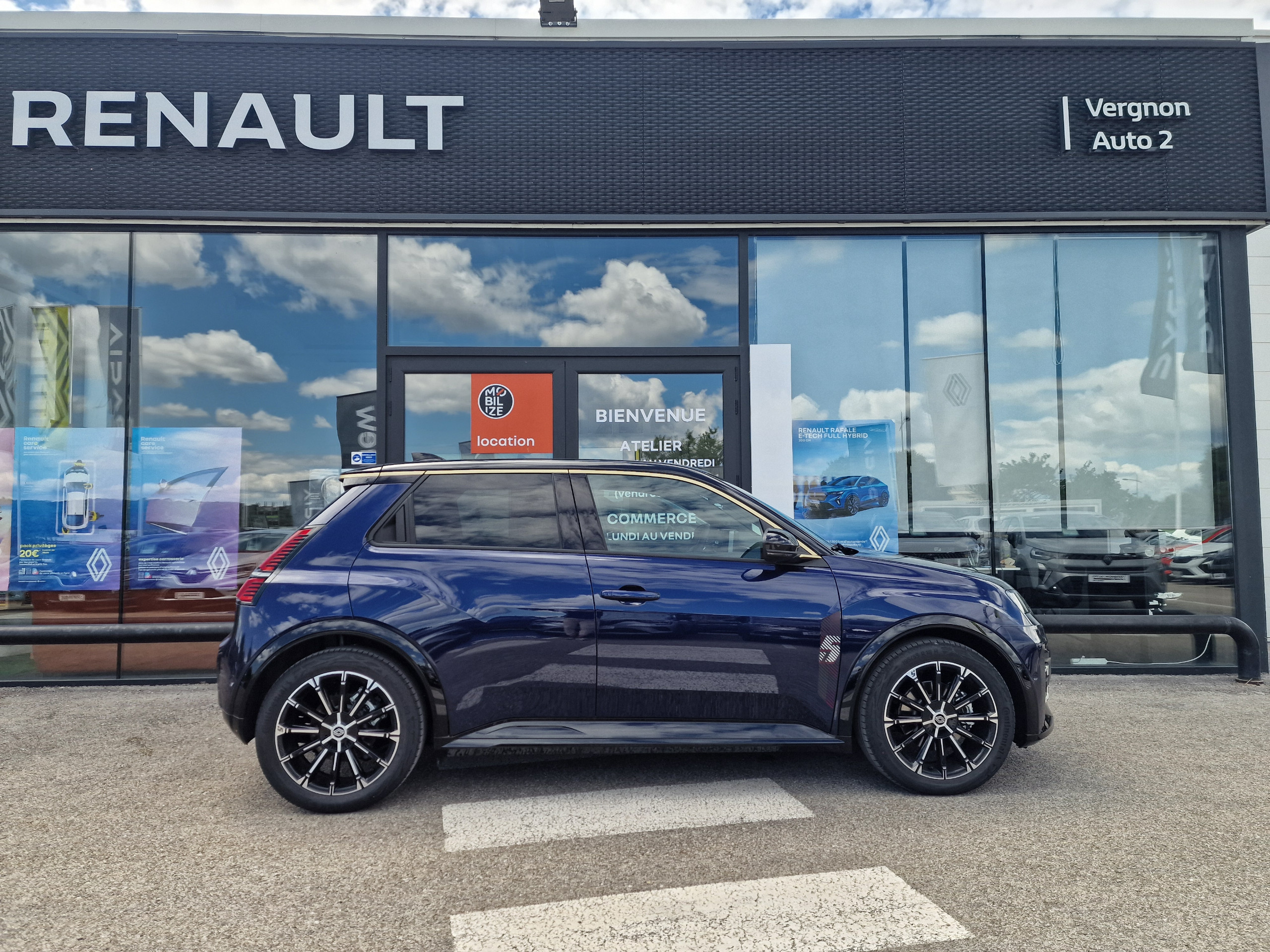 Renault 5  III iconic cinq 150 ch autonomie confort groupe Vergnon