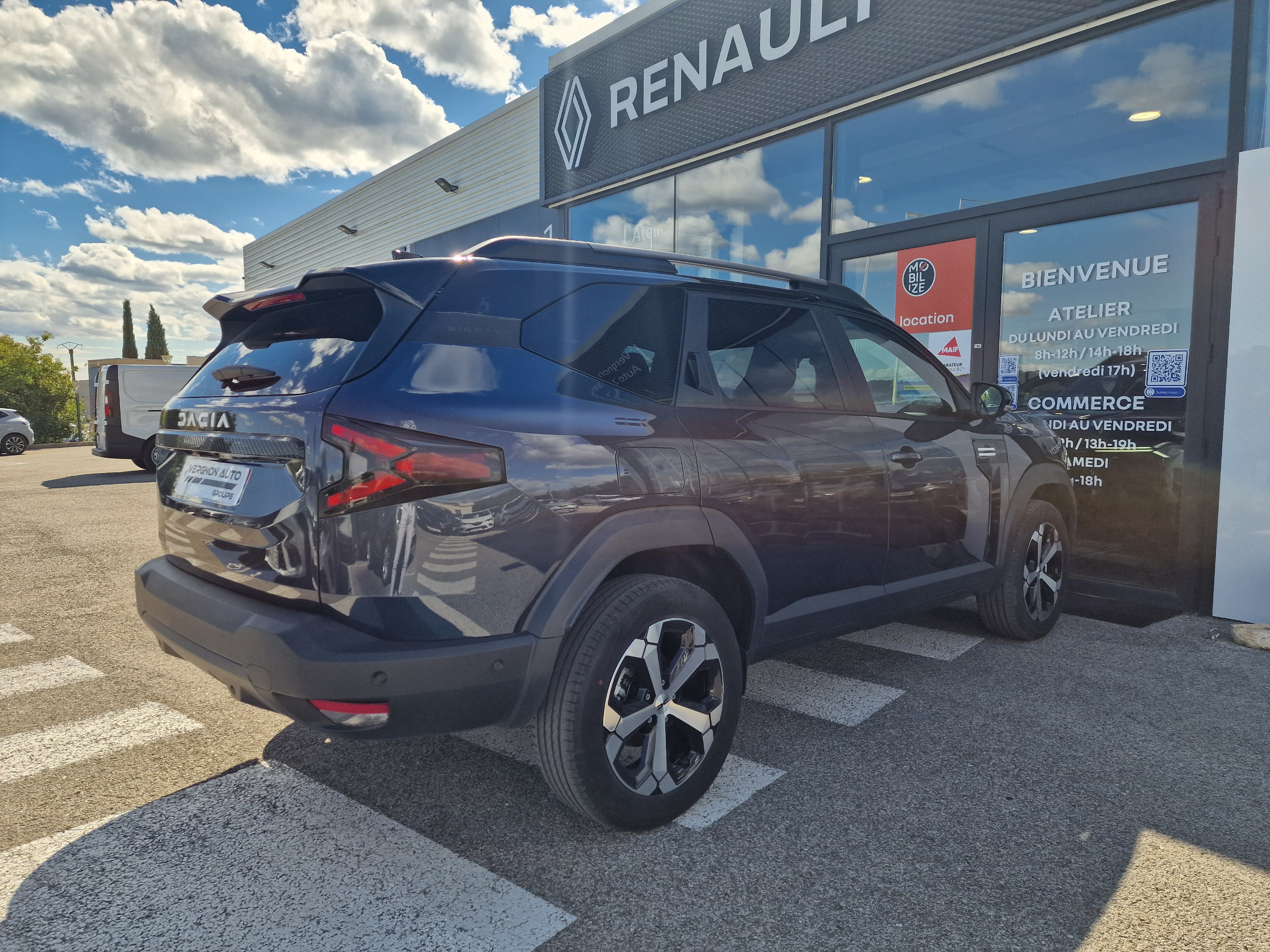 Dacia Bigster journey hybrid 155 groupe Vergnon