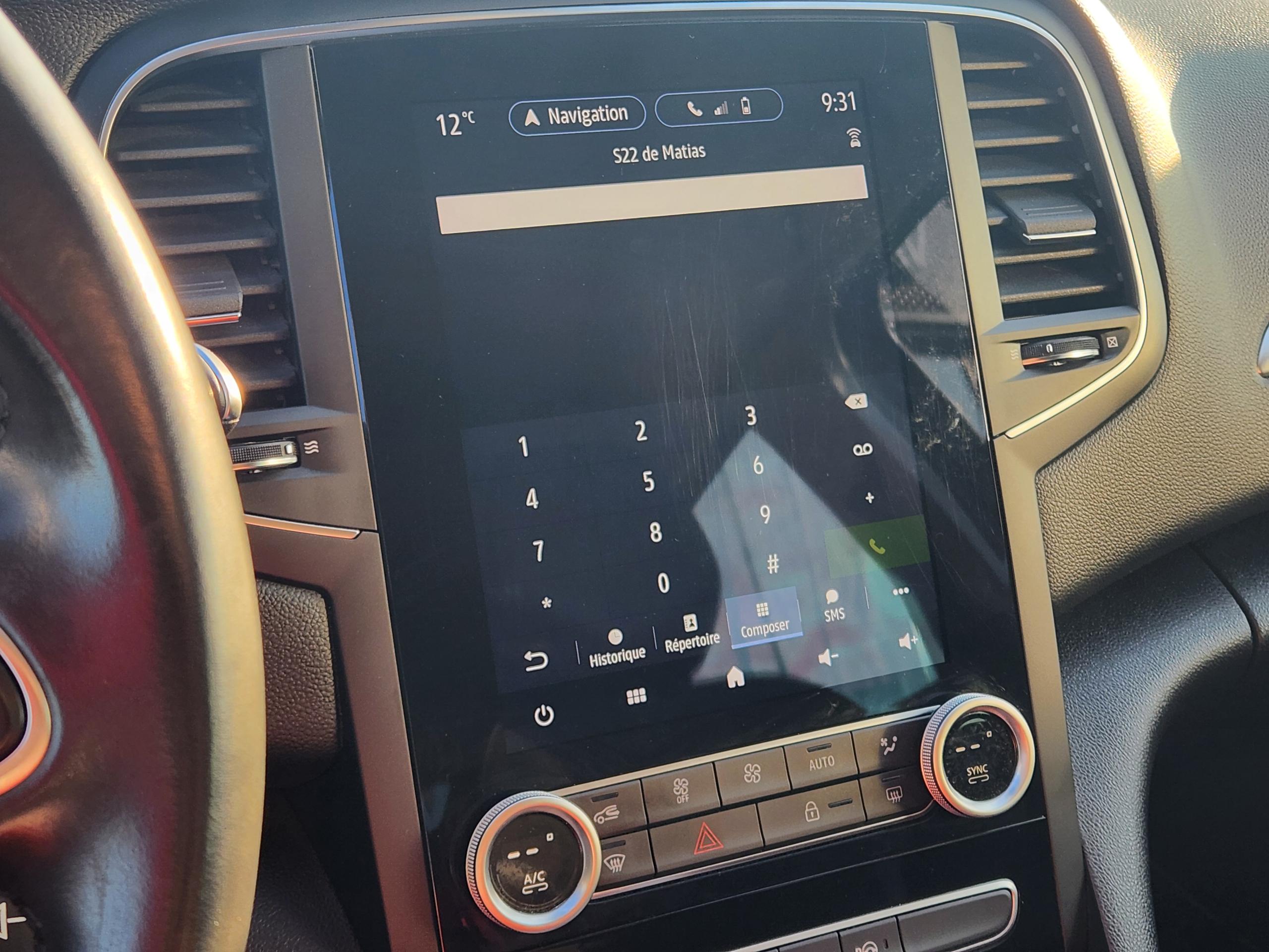 Renault Mégane Berline  IV Intens E-Tech hybride rech 160 -21N groupe Vergnon