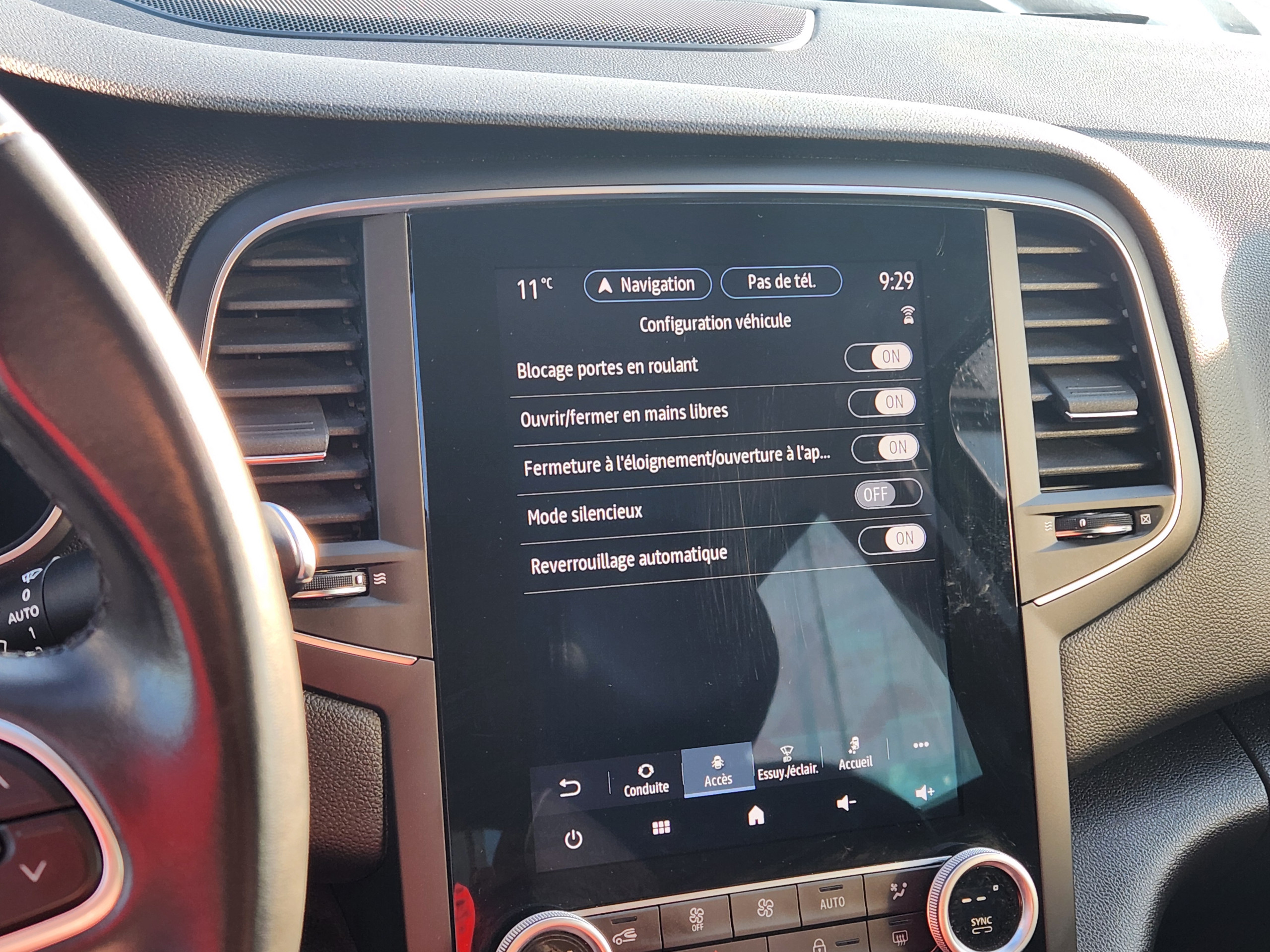 Renault Mégane Berline  IV Intens E-Tech hybride rech 160 -21N groupe Vergnon