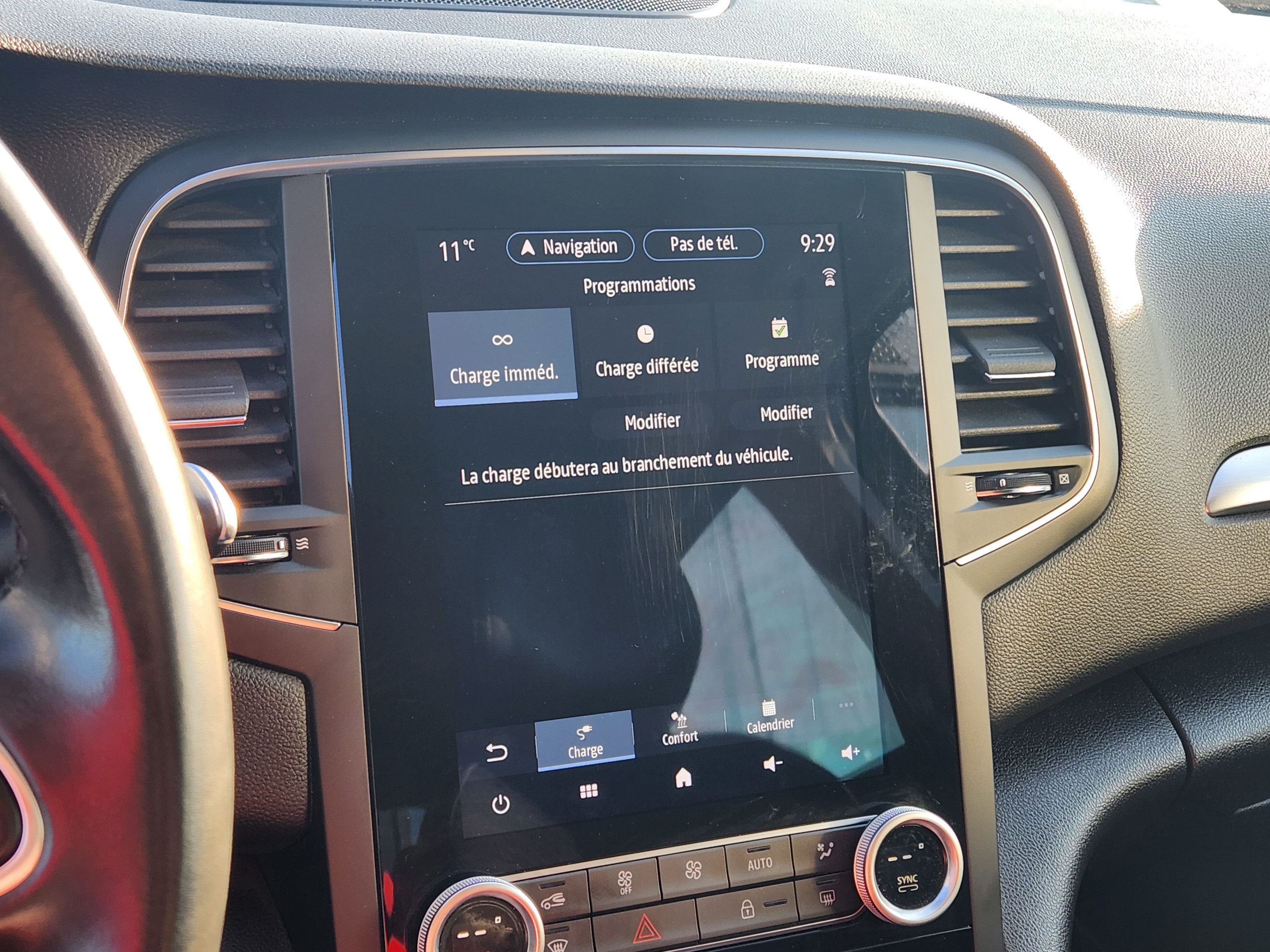 Renault Mégane Berline  IV Intens E-Tech hybride rech 160 -21N groupe Vergnon