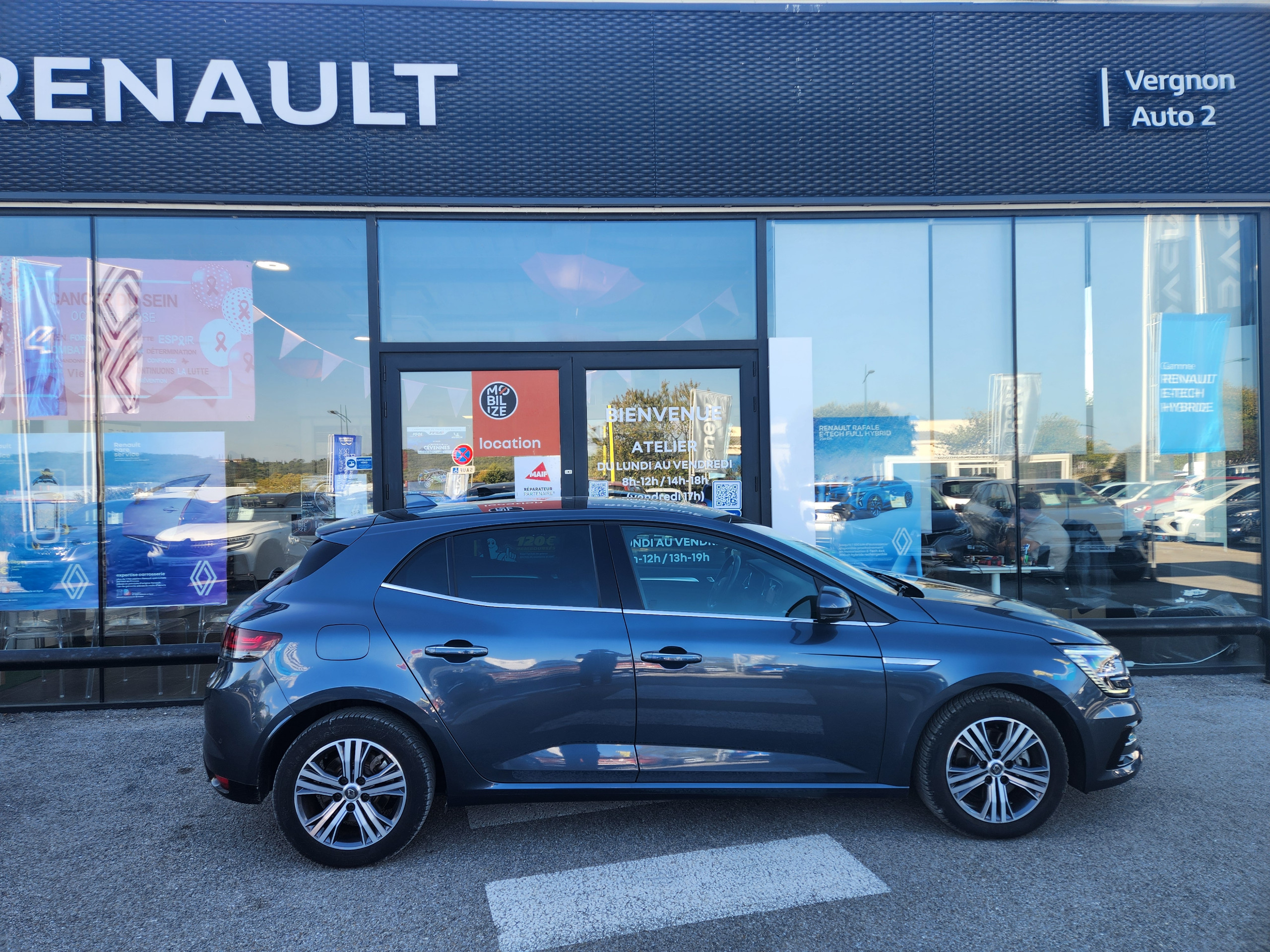 Renault Mégane Berline  IV Intens E-Tech hybride rech 160 -21N groupe Vergnon