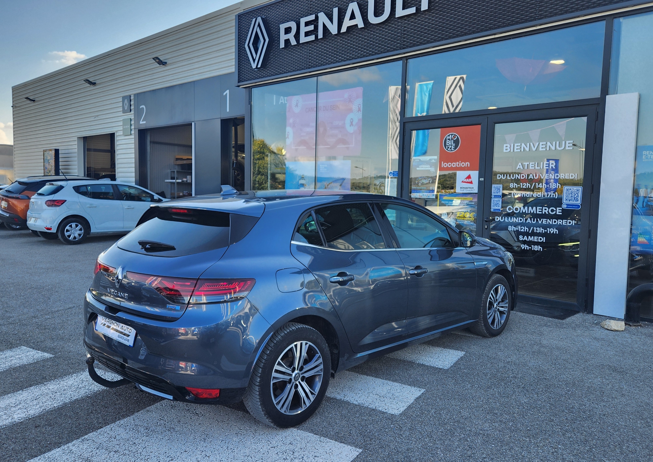 Renault Mégane Berline  IV Intens E-Tech hybride rech 160 -21N groupe Vergnon