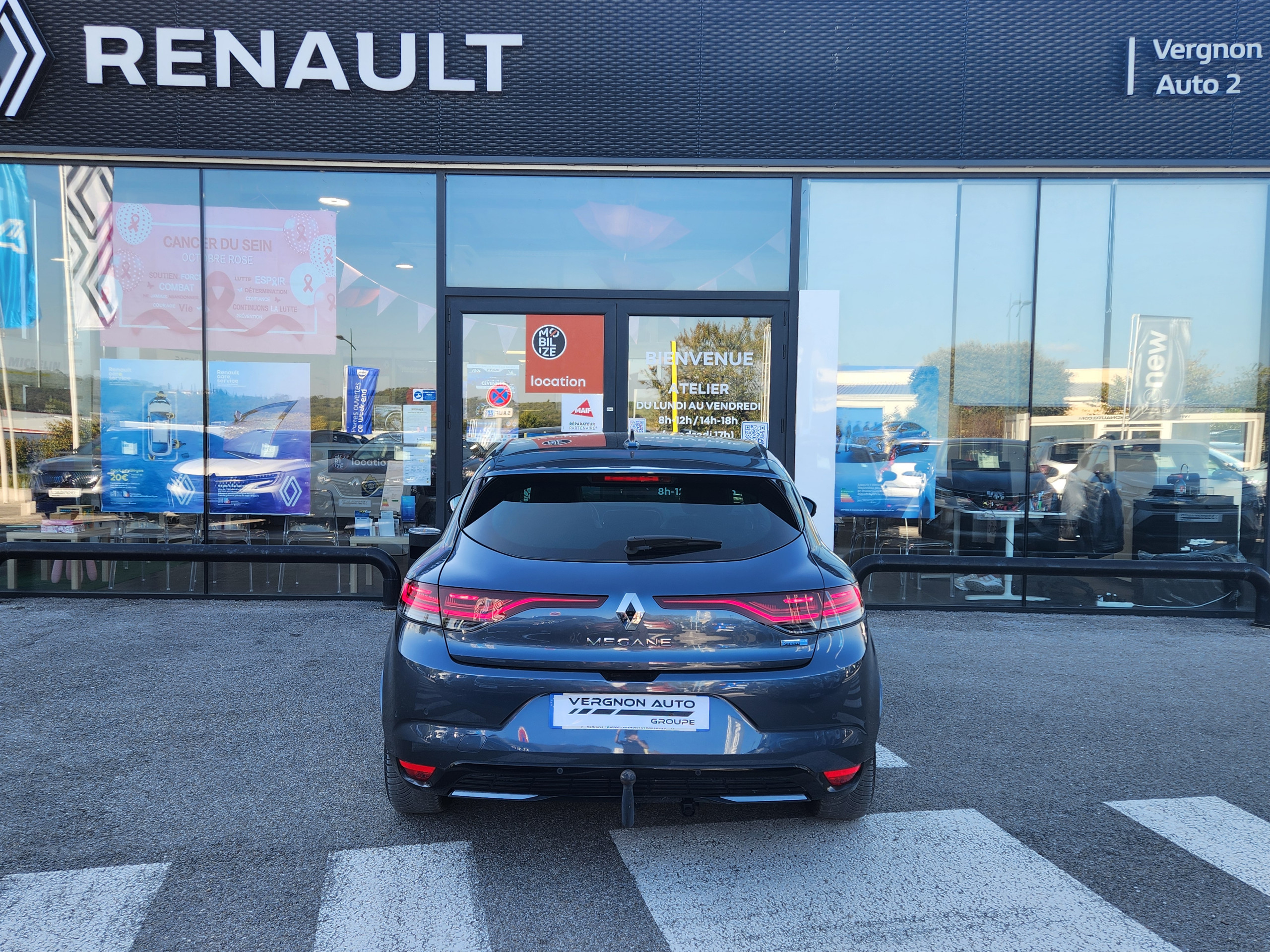 Renault Mégane Berline  IV Intens E-Tech hybride rech 160 -21N groupe Vergnon