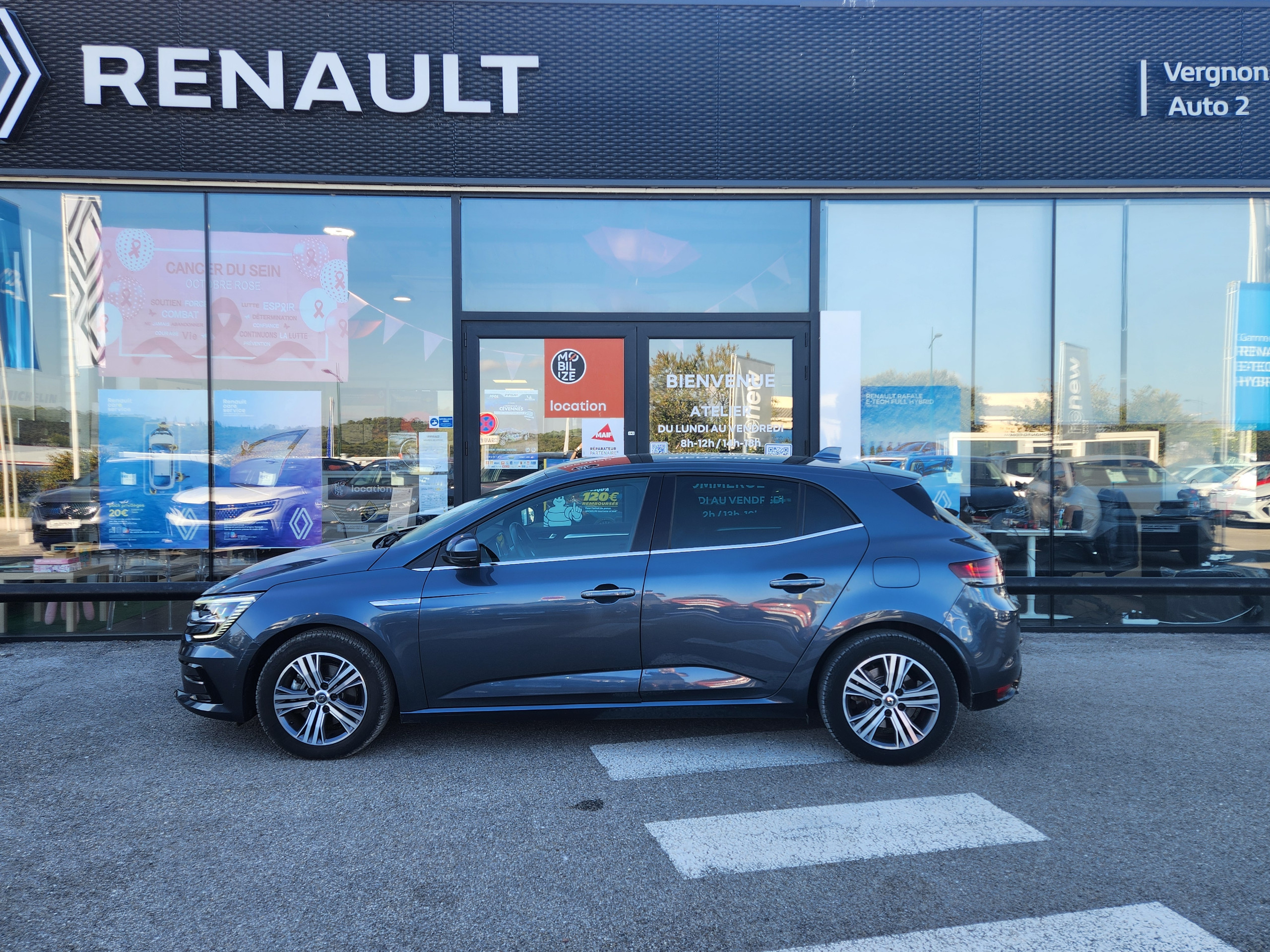 Renault Mégane Berline  IV Intens E-Tech hybride rech 160 -21N groupe Vergnon