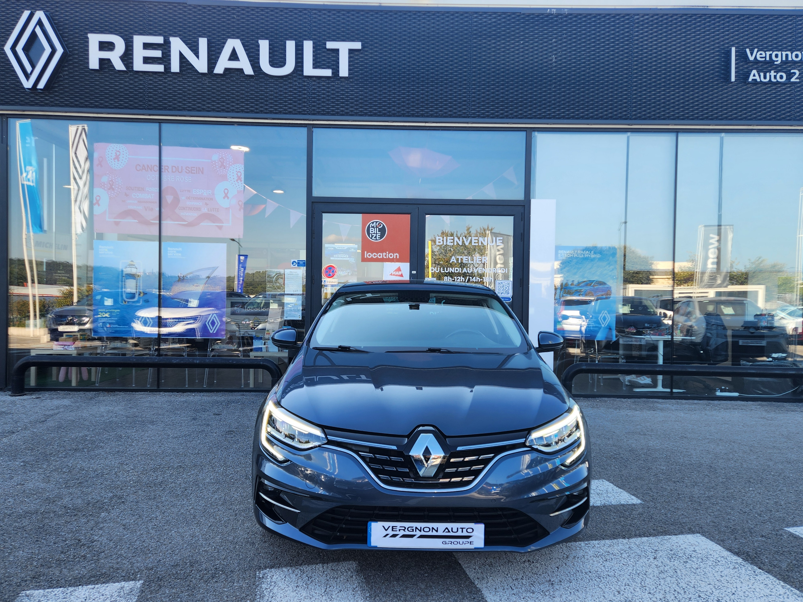 Renault Mégane Berline  IV Intens E-Tech hybride rech 160 -21N groupe Vergnon