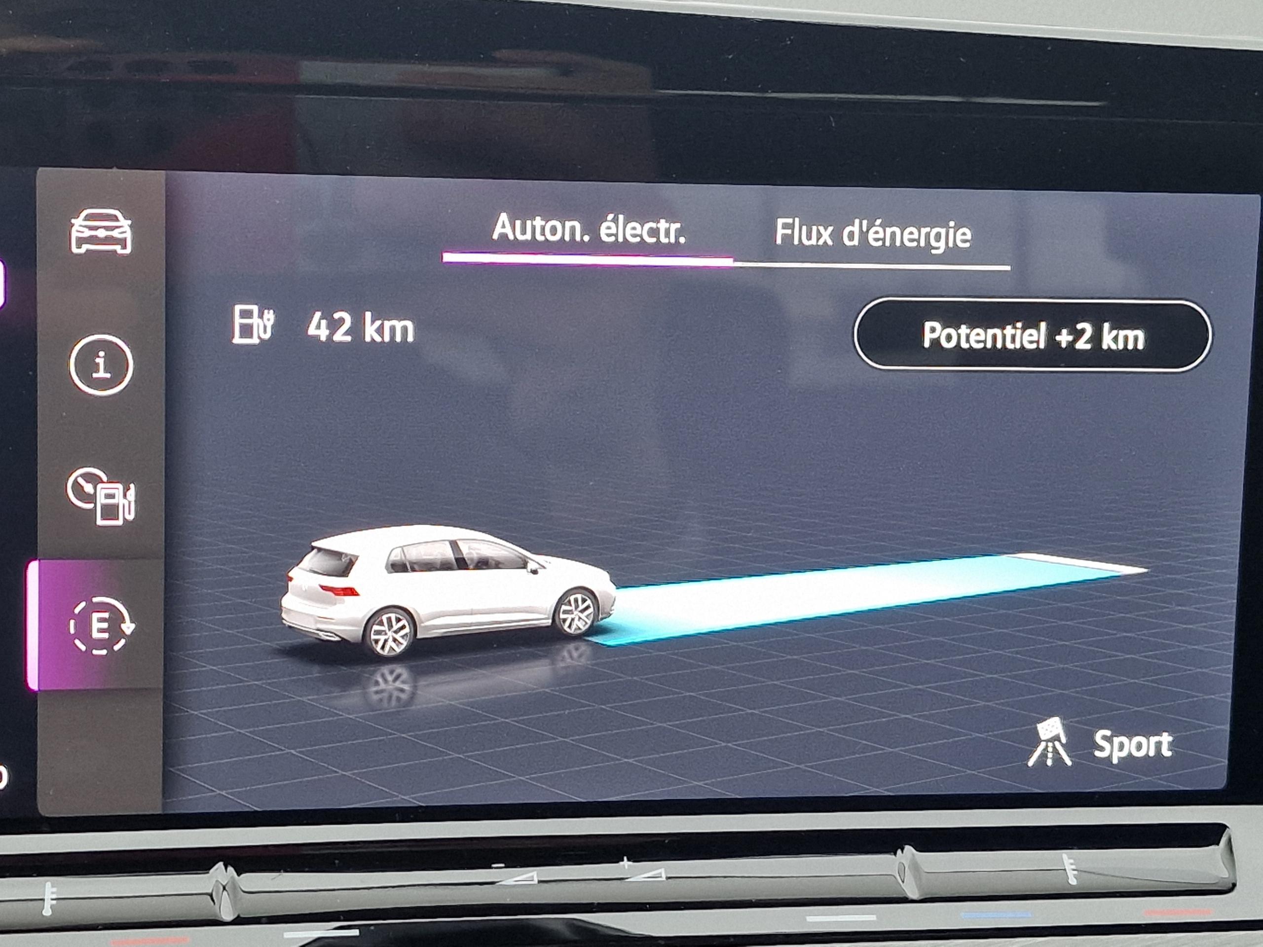 Volkswagen Golf  VIII 1.4 eHybrid OPF 204 DSG6 Style groupe Vergnon