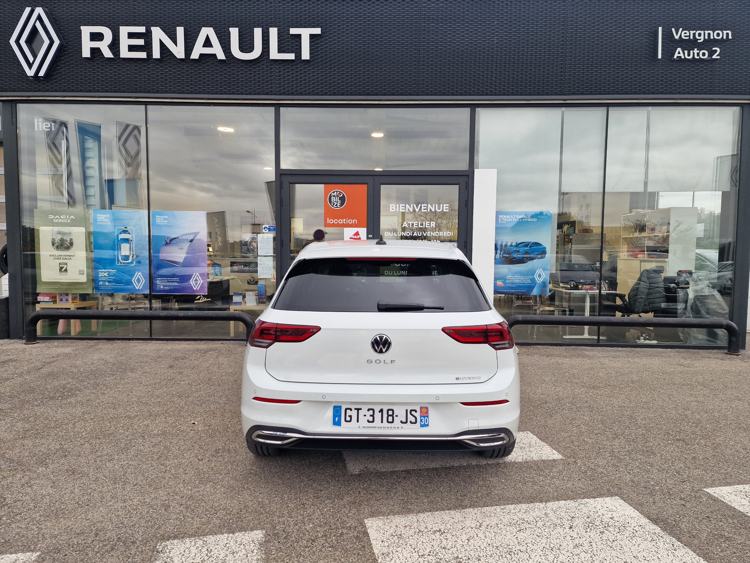 Volkswagen Golf  VIII 1.4 eHybrid OPF 204 DSG6 Style groupe Vergnon