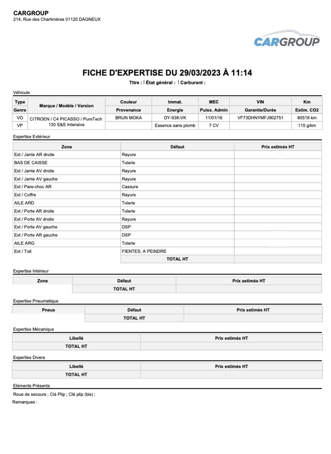 Véhicule d'occasion