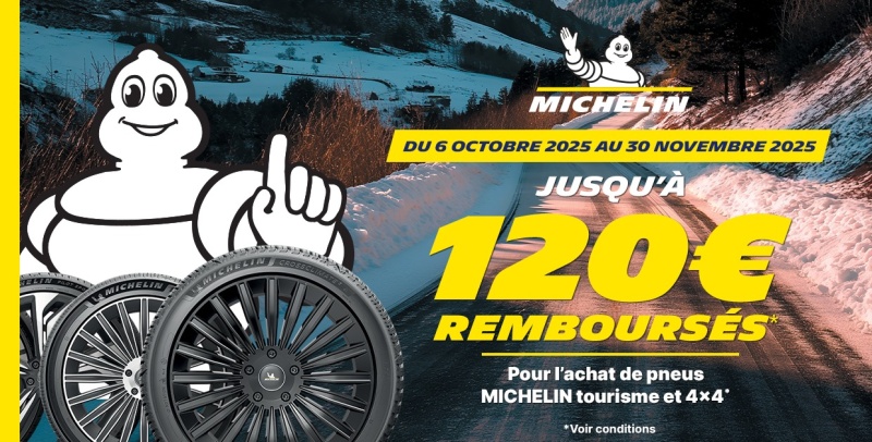 ❄️ Offre Michelin – Préparez l’hiver en toute sérénité !