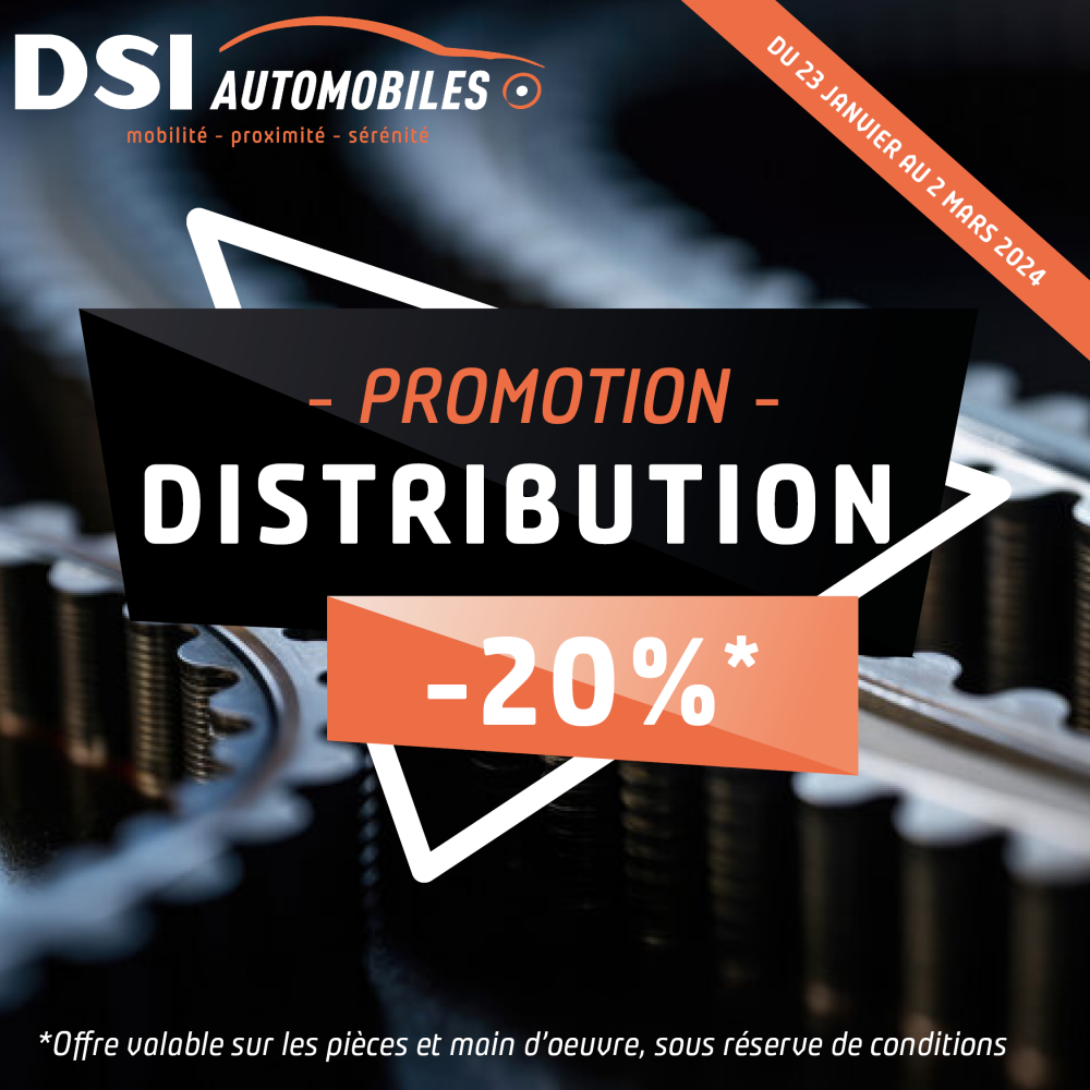 Actualité Promotion sur la courroie de distribution de votre véhicule !