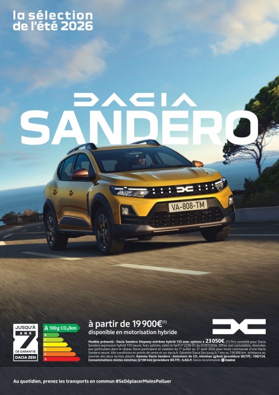 Dacia Sandero - À partir de 19 900 €