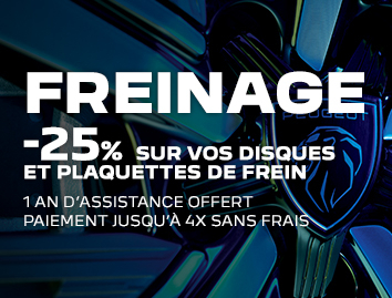 Promotion sur le freinage !